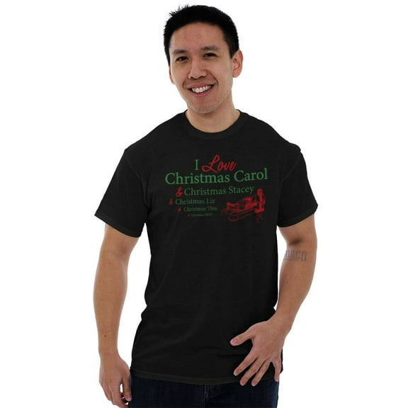 Funny Christmas Carol Dating Player Men's Graphic T Shirt Tees Brisco Brands S