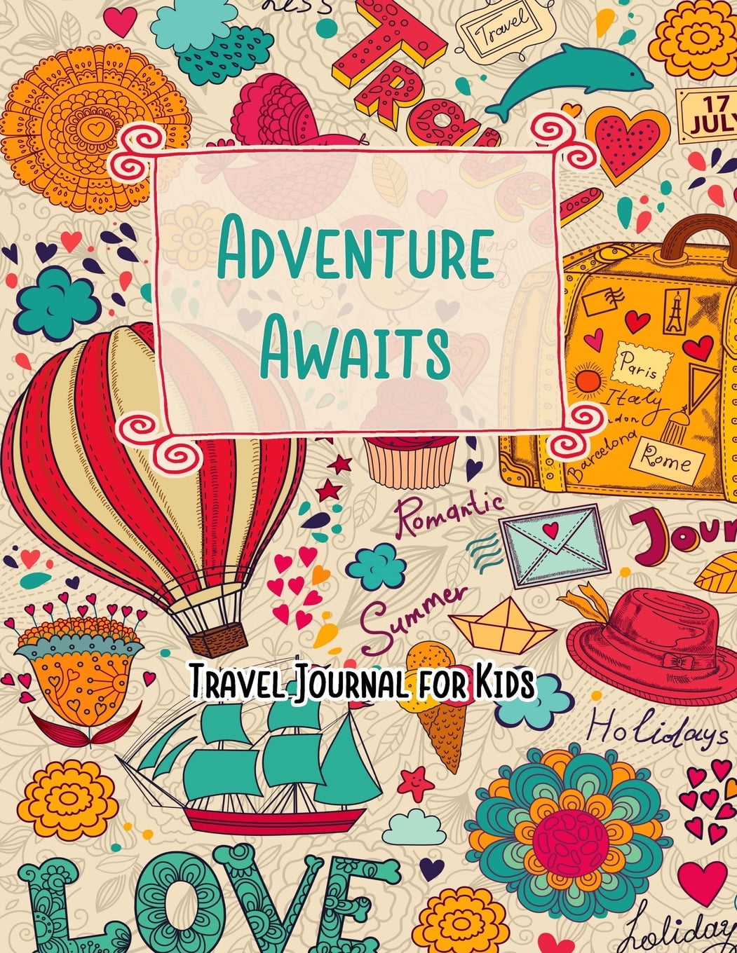 Adventure Awaits Travel Journal for Kids : Vacation Diary for Children ...