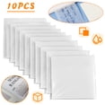 thumbnail image 1 of CNKOO 3x3” Transparent Sticky Notes 500 Sheets Waterproof Pad PET  Self-Adhesive Clear Memo Message Reminder (White), 1 of 1