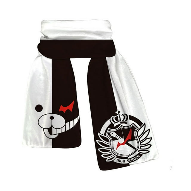 Bufanda de peluche Danganronpa Anime Pashmina para invierno, 160 x 25 cm