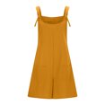 thumbnail image 6 of Hvyesh Plus Size Rompers for Women Casual Loose Fit Short Overalls Adjustable Shoulder Straps Shorts Overall with Pockets, 6 of 7