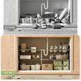 thumbnail image 2 of Organizador Debajo del Fregadero, 2 Niveles Organizador Expandible para Bajo Fregadero, Organizador de Cocina con 4 Paneles Metálicos Extraíbles y 4 cestas metálicas, Repisas Organizadoras (NE), 2 of 4