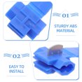 thumbnail image 6 of WHAMVOX 50pcs Quick Splice Wire Terminal Connectors Electrical T-tap Wire Connectors Kit, 6 of 8
