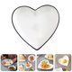 thumbnail image 4 of EeaseMX Juego de 2 platos de cerámica para postres de frutas y tazones de frutas secas con forma de corazón (blancos), 4 of 8
