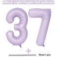 thumbnail image 2 of Globo LVMOQIQIU morado 37, 40 cm, color morado claro, número 37, 2 of 7