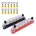 thumbnail image 3 of figatia M6 Busbar Power Distribution Block Heavy Duty 6 Studs 1/4" M6 Convenient Bus Bar, 3 of 9