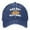 Dark Blue, variant on Womens Vintage Distressed Washed Baseball Cap Hot Dog Print Graphic Detail Funny Casual Daily Outdoor Playful Sunshade Baseball Cap