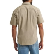 Wrangler® Men's Short Sleeve Micro Ripstop Shirt