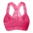 thumbnail image 3 of snowsong Wireless Bras,2024 New Style Women's Solid Comfortable Breathable Non-Underwire Plus-Size Adjustable Push-up Lace Bra,Bras for Women,Push up Bras,Plus Size Bras,(Clearance) Hot Pink 2XL, 3 of 3