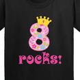 thumbnail image 4 of Inktastic 8th Birthday Rocks Girls 8 Year Old Youth T-Shirt, 4 of 5