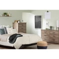 thumbnail image 2 of Bowery Hill Traditional 1-Drawer Wood Nightstand in Weathered Oak, 2 of 8