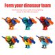 thumbnail image 3 of World Camp Cretaceous Toys 4 Piezas 2 En 1 Dinosaur Robot Transforming Toys Divertido Y Rompecabezas Dinosaur Robot Safe Transforming Dinosaur Figure Muyoka Hogar, 3 of 6