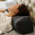 thumbnail image 2 of 3 tipo almohada embarazo lado sueño pierna almohada ortopédica Tipo de montículo - Gris Sunnimix Almohada para la pierna de algodón, 2 of 5