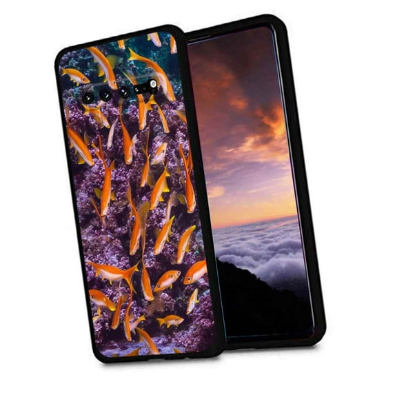 Fishes-228 Phone Case, Degined for Samsung Galaxy S10 Case Men Women, Flexible Silicone Shockproof Case for Samsung Galaxy S10