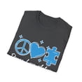 thumbnail image 4 of Blue Peace Puzzle Autism Awareness Graphic Novelty Tshirt, 4 of 7