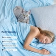 thumbnail image 6 of Cooling Blankets for Hot Sleepers and Night Sweats All Season,Cooling Comforter Twin Size,Double-Sided Ice Blanket Technology Absorbs Body Heat Q-Max>0.4,Lightweight Breathable,Blue,68"x90", 6 of 8