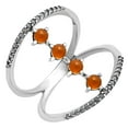 thumbnail image 6 of Natural Carnelian 925 Sterling Silver Ring s.7 Jewelry DGR1126_G_7 R-1247, 6 of 6