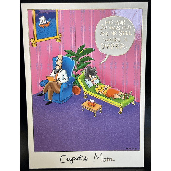 Humor Mom Valentine's Day Greeting Card w/Envelope