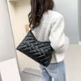 thumbnail image 3 of Bolso con asa superior para mujer bolsa informal de gran capacidad Ehuebsd a la moda Color sólido de nailon acolchado de hombro, 3 of 9