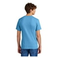 thumbnail image 2 of Port & Company Men's Comfortable Short Sleeve Tall Core Blend T-Shirt Aquatic Blue LT, 2 of 5