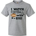 thumbnail image 3 of Inktastic I Watch Football with My Gigi Youth T-Shirt, 3 of 5