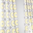 thumbnail image 2 of Driftaway Bella Room Darkening Grommet Window Curtains, Set Of Two Panels, Each 52”X84”(Yellow）, 2 of 5