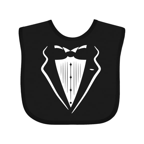 Inktastic Tuxedo Boys Baby Bib