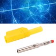 thumbnail image 3 of 10pcs 4mm Lantern Banana Plug Metal Banana Plug  Full Insulated Sheathed Socket Plug Connectors Stackable Shrouded Banana Plugs, 3 of 8