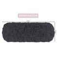 thumbnail image 2 of Home Weavers Modesto Collection 100% Cotton Tufted Tank Lid Cover, Extra Soft and Absorbent Tank Lid Cover, Machine Washable, Bathroom Tank Lid Cover, 10"x22" Tank Lid Cover, Gray, 2 of 5