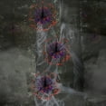 thumbnail image 4 of Haunted Hill Farm Orange and Purple Starburst LED Lights, Set of 6, Halloween Decoration, FFHELED016-STAR-MLT, 4 of 10