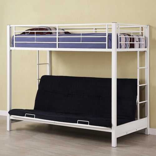 white futon bunk bed