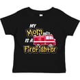 thumbnail image 3 of Inktastic My Mom is a Firefighter with Fire Truck Boys or Girls Toddler T-Shirt, 3 of 5