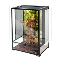 24" x 18" x 36" Reptile Tall Glass Terrarium Rainforest Habitat
