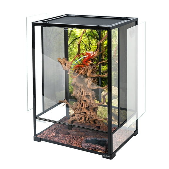 24" x 18" x 36" Reptile Tall Glass Terrarium Rainforest Habitat