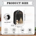 thumbnail image 6 of HELLHERO Snowman Christmas Multifunctional Food Processor Cover with Coffee Maker Protection Polyester Coffee Machine Dust Cover, 6 of 6