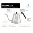 thumbnail image 5 of GROSCHE - MARRAKESH Goosneck Kettle Stovetop - Stainless Steel Pour Over Coffee Kettle Stovetop - Tea Kettle - Stovetop Gooseneck Kettle for Coffee Makers and Coffee Drippers, 34 OZ, 5 of 10