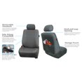 thumbnail image 3 of Fundas de Asiento FH Group PU007 Cuero Sintetico Universal Impermeable Compatible con Airbag, 3 of 4