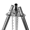 thumbnail image 4 of Coghlan's Tri-Pod Grill, Ideal for open fire cooking for Camping, RV, Outdoor Picnics and BBQ, Easy to Set-up and Made of Durable Nickel Plated Steel, 4 of 5