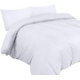 thumbnail image 2 of Funda nórdica blanca de 220x260 cm con 2 fundas de almohada de 50x75 cm - Juego de cama de 220x260 cm - Juegos de funda nórdica de microfibra cepillada suave, 2 of 5