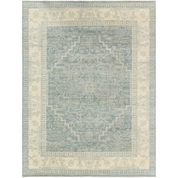 Surya Bala BAA-5000 Slate, Ivory 8' x 10' Rug