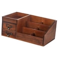 thumbnail image 2 of Bandeja de tocador de maquillaje, organizador de maquillaje de madera, caja de almacenamiento para mandos a distancia portátil, organizador de Perfume, 2 of 8