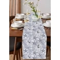 thumbnail image 2 of Table Runner Dresser Scarf 13 x 70 Inch Summer Marine Life Gary Starfish Coral Shell Table Runners Non-Slip Heat Kitchen Dining Table Decor for Indoor Outdoor Home Party Decoration, 2 of 7