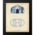thumbnail image 2 of Andrew Cook George 20x24 Black Modern Framed Museum Art Print Titled - Architectural Blueprint V, 2 of 5