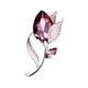 thumbnail image 1 of Pin de Flor Broche moda brillo escote broches joyería aleación elegante lujo Rojo jinwen Broche, 1 of 8