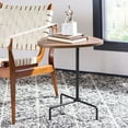 thumbnail image 2 of SAFAVIEH Berlin Tripod Guitar Pick Style Side Table, Walnut, 2 of 12