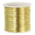 thumbnail image 1 of Uxcell Alambre de Cobre Sólido Desnudo Alambre de Cobre Puro Alambre Suave para Beading Ataduras de Tallo de Planta Tono Dorado 26 Gauge 1Pcs, 1 of 5