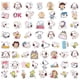 thumbnail image 2 of Pegatinas Snoopy Anime Cartoon 60 piezas de PVC impermeables, 2 of 2