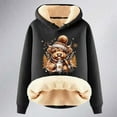 thumbnail image 5 of Christmas Heavyweight Hoodies for Women 2025 Long Sleeve Highland Cow Western Country Hooded Sweatshirt Pullover Tops, 5 of 6