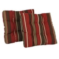 thumbnail image 1 of 19-inch Squared Spun Polyester Tufted Dining Chair Cushion (Set of Two), 1 of 2