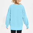 thumbnail image 4 of Mercatoo Girls Oversized Sweatshirts Crewneck Long Sleeve SweatshirtsKids Girl Casual Loose Pullover Tops for Girls Boys, 4 of 5